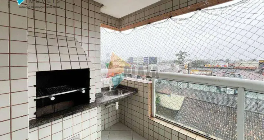 Apartamento com 1 dormitório para alugar, 45 m² por R$ 2.300,00/mês - Aviação - Praia Grande/SP