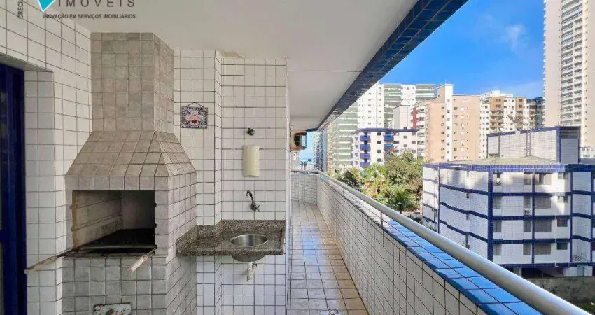 Apartamento com 2 dormitórios à venda, 111 m² por R$ 695.000,00 - Canto do Forte - Praia Grande/SP