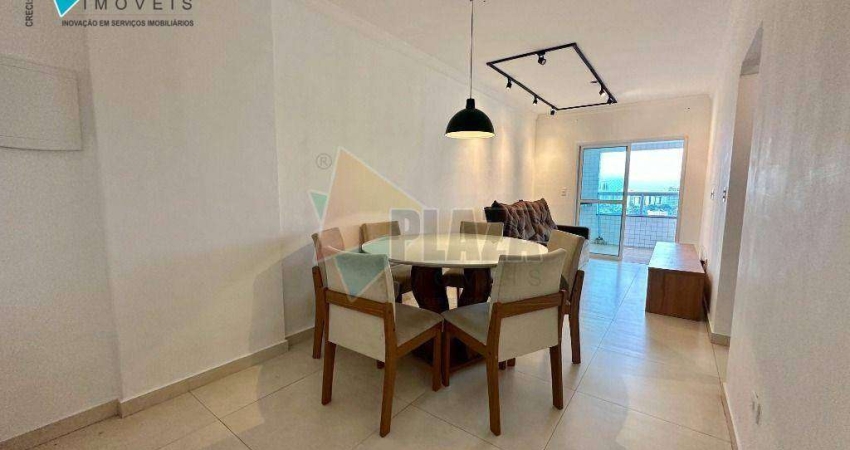 Apartamento com 2 dormitórios para alugar, 92 m² - Canto do Forte - Praia Grande/SP