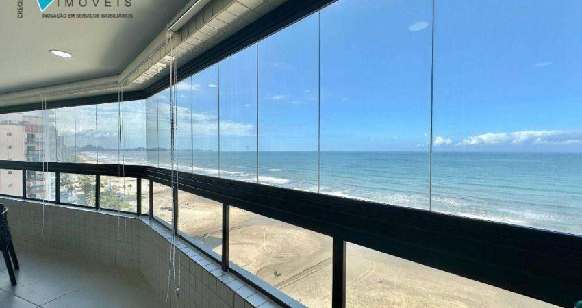Apartamento com 3 dormitórios para alugar, 82 m² por R$ 5.500,00/mês - Vilamar - Praia Grande/SP