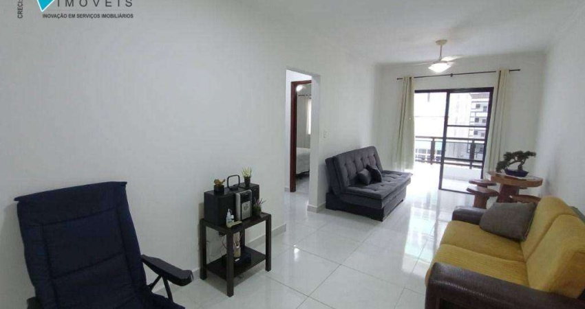 Apartamento com 2 dormitórios à venda, 82 m² por R$ 430.000,00 - Vila Guilhermina - Praia Grande/SP