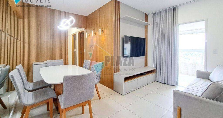 Apartamento com 3 dormitórios para alugar, 86 m² por R$ 4.900,00/mês - Vila Assunção - Praia Grande/SP