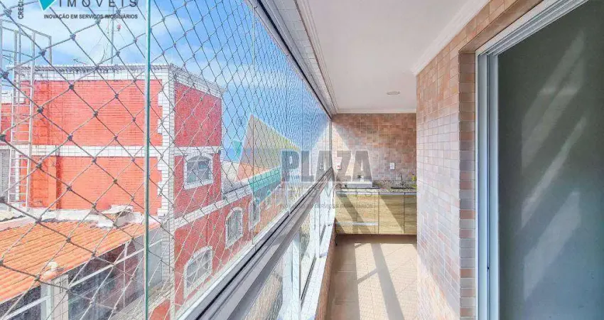 Apartamento 1 dormitório com 1 suítepara alugar, 53 m² por R$ 3.600/mês - Aviação - Praia Grande/SP