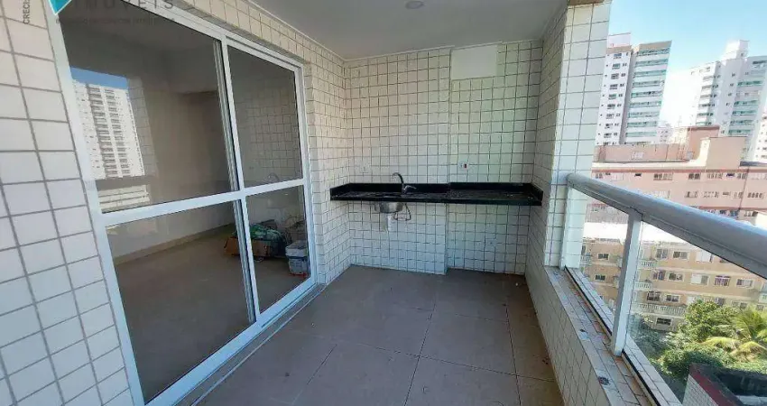 Apartamento com 2 dormitórios para alugar, 74 m² por r$ 2.950,00/mês - vilamar - praia grande/sp