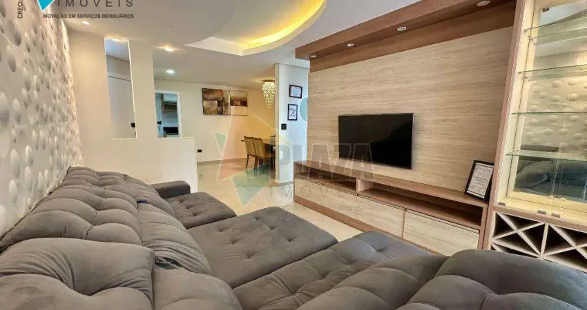 Apartamento com 3 dormitórios para alugar, 156 m² por r$ 7.500,00/mês - canto do forte - praia grande/sp