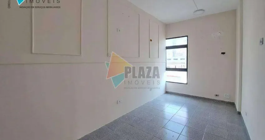 Sala para alugar, 40 m² por r$ 2.500,00/mês - boqueirão - praia grande/sp