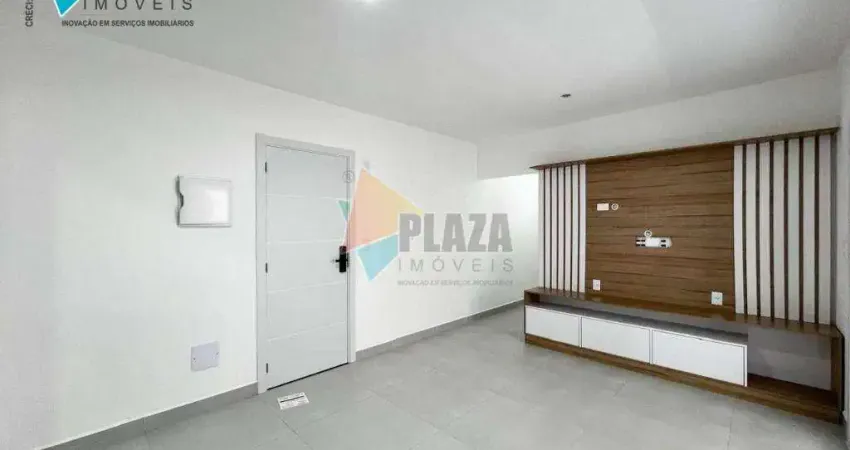 Apartamento com 2 dormitórios para alugar, 84 m² por r$ 4.800,00/mês - canto do forte - praia grande/sp