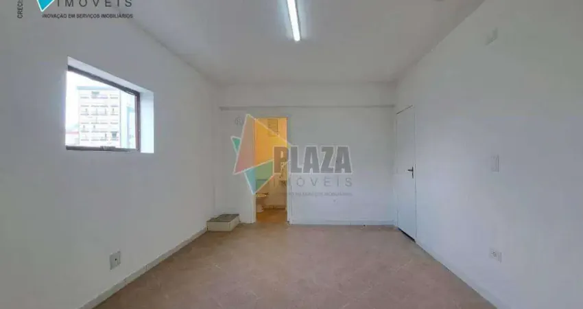 Sala para alugar, 18 m² por r$ 1.600,02/mês - boqueirão - praia grande/sp
