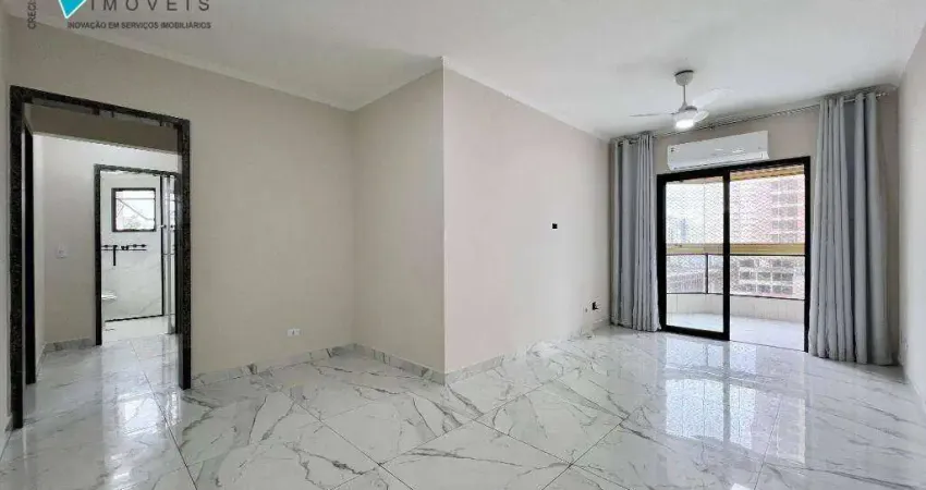 Apartamento com 2 dormitórios à venda, 85 m² - aviação - praia grande/sp
