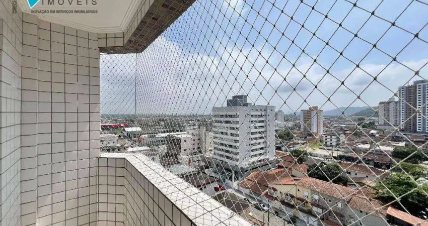 Apartamento com 2 dormitórios à venda, 60 m² por r$ 389.000,00 - vila guilhermina - praia grande/sp
