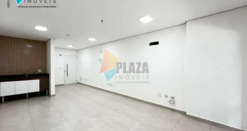 Sala para alugar, 38 m² por R$ 3.400,00/mês - Boqueirão - Praia Grande/SP