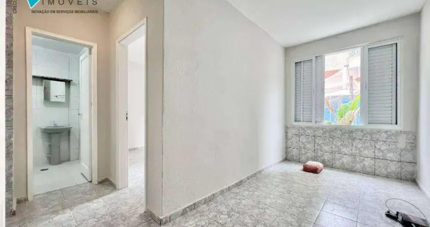 Apartamento com 1 dormitório à venda, 39 m² por r$ 220.000,00 - aviação - praia grande/sp