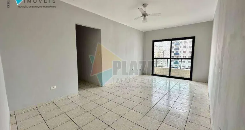 Apartamento com 2 dormitórios para alugar, 80 m² por r$ 3.000,00/mês - vila guilhermina - praia grande/sp