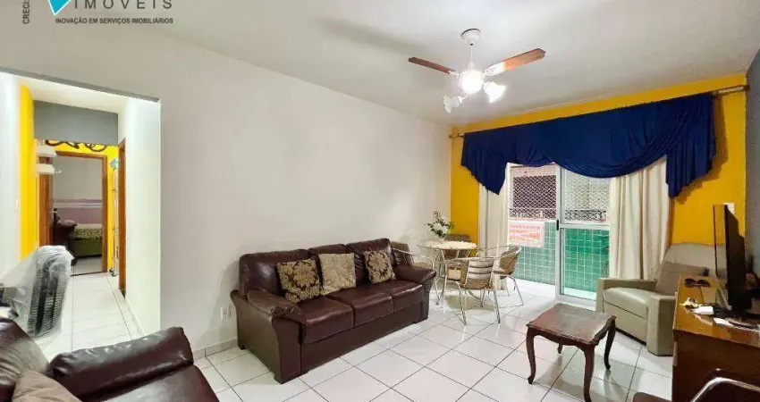 Apartamento com 2 dormitórios à venda, 92 m² por r$ 490.000,00 - canto do forte - praia grande/sp