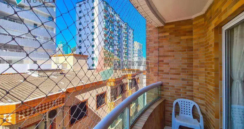 Apartamento com 1 dormitório à venda, 48 m² por r$ 369.900,00 - canto do forte - praia grande/sp