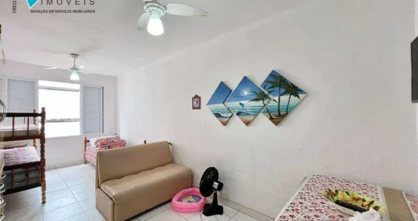 Kitnet com 1 dormitório à venda, 28 m² por r$ 180.000,00 - aviação - praia grande/sp