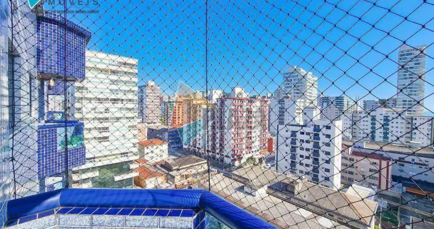 Apartamento com 1 dormitório à venda, 55 m² por r$ 379.900,00 - canto do forte - praia grande/sp