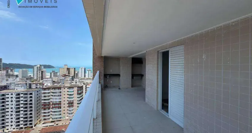 Apartamento com 3 dormitórios à venda, 126 m² por r$ 1.142.550,80 - vila guilhermina - praia grande/sp