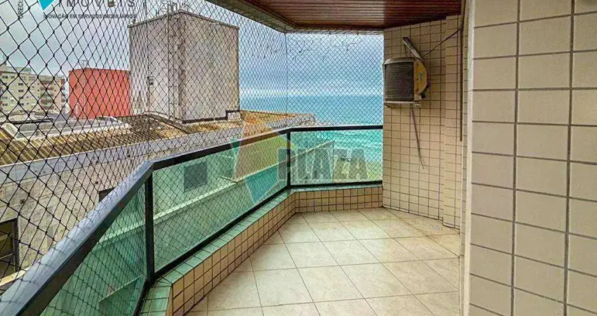 Apartamento com 2 dormitórios para alugar, 117 m² por r$ 3.700,00/mês - aviação - praia grande/sp