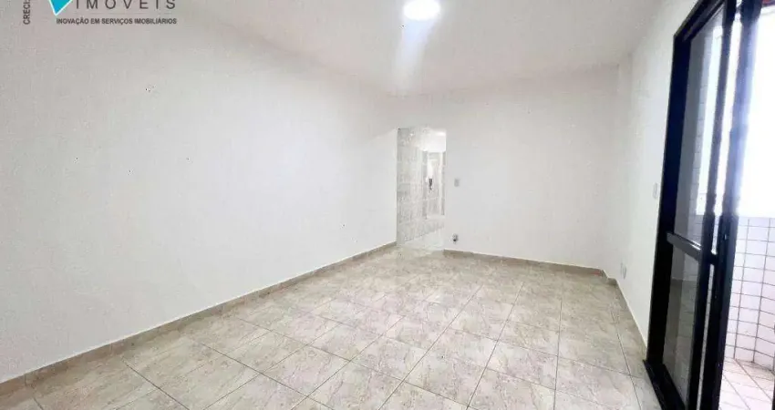Apartamento com 1 dormitório à venda, 57 m² por r$ 335.000,00 - vila guilhermina - praia grande/sp