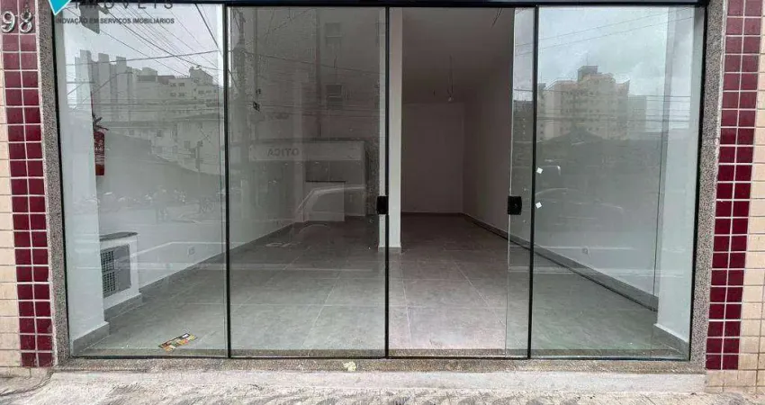 Loja para alugar, 50 m² por r$ 6.000,00/mês - boqueirão - praia grande/sp