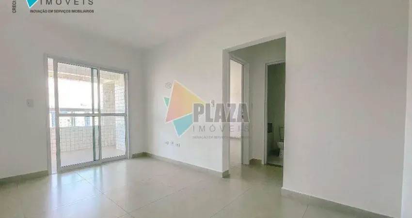Apartamento com 1 dormitório para alugar, 54 m² por r$ 3.500,00/mês - canto do forte - praia grande/sp