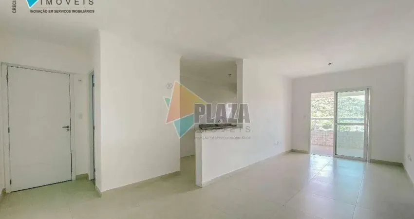 Apartamento com 2 dormitórios para alugar, 80 m² por r$ 4.500,00/mês - canto do forte - praia grande/sp