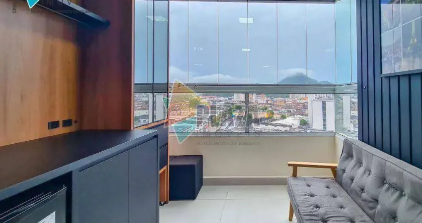 Apartamento 2 dormitórios com 1 suíte à venda, 71 m² por r$ 710.000 - vila guilhermina - praia grande/sp