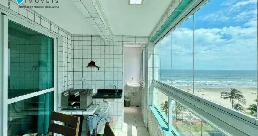 Apartamento com 1 dormitório à venda, 55 m² por R$ 388.000,00 - Vila Balneária - Praia Grande/SP