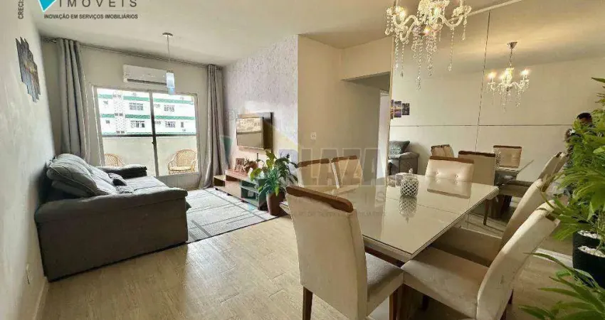 Apartamento com 2 dormitórios para alugar, 72 m² por R$ 3.800,00/mês - Canto do Forte - Praia Grande/SP