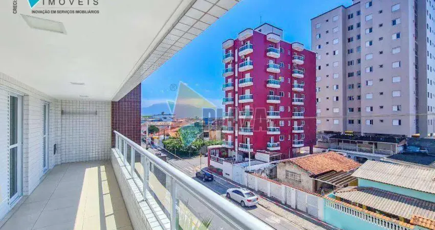 Apartamento 2 dormitórios com 1 suíte para alugar, 78 m² por R$ 3.965/mês - Ocian - Praia Grande/SP