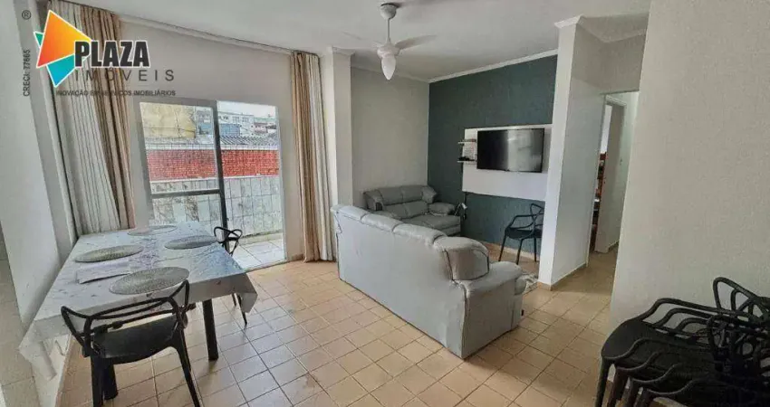 Cobertura com 2 dormitórios para alugar, 120 m² por R$ 3.500,00/mês - Aviação - Praia Grande/SP