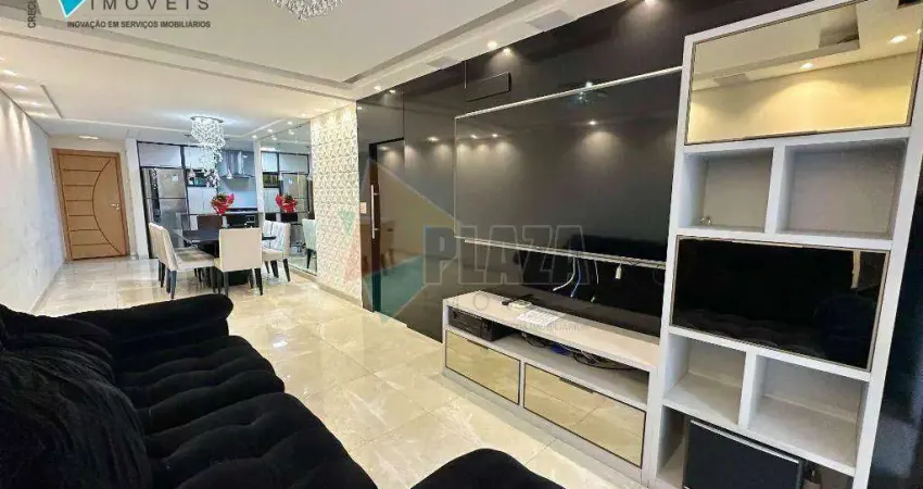 Apartamento com 3 dormitórios para alugar, 130 m² por R$ 8.500,00/mês - Canto do Forte - Praia Grande/SP