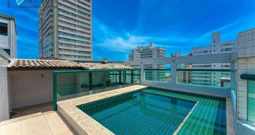 Cobertura com 3 dormitórios à venda, 192 m² por r$ 1.589.900,00 - aviação - praia grande/sp