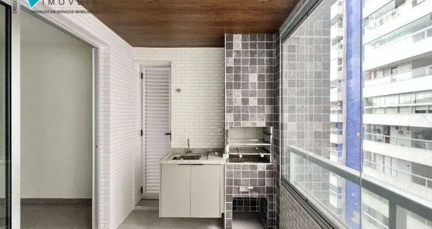 Apartamento com 2 dormitórios à venda, 76 m² por R$ 680.000,00 - Canto do Forte - Praia Grande/SP