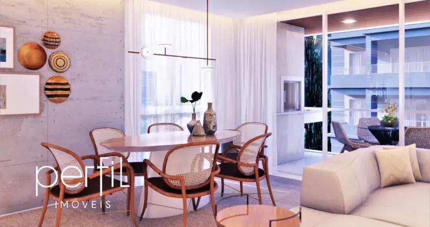 Apartamento 1 suíte e 2 demi suites com 2 vagas de garagem no bairro américa - joinville, sc