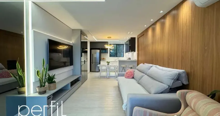 Apartamento mobiliado de 1 suíte + 2 dormitórios e 3 vagas de garagem no bairro américa - joinville, sc