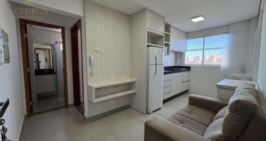 Locação | Ed. Dom Casmurro com 28,00 m², 1 dormitório(s), 1 vaga(s). Zona 08, Maringá