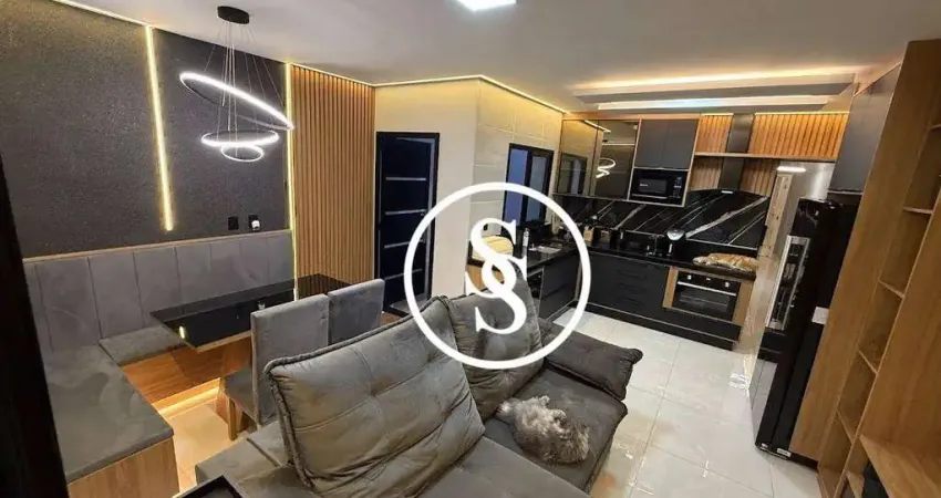 Casa com 3 dormitórios à venda, 103 m² por R$ 880.000,00 - Tupi - Praia Grande/SP