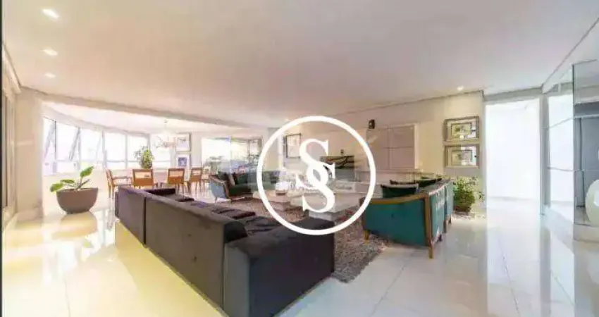 Apartamento mobiliado, com 4 suítes, 4 vagas  à venda, 275 m² de área privativa por R$ 3.550.000 - Jardim - Santo André/SP.