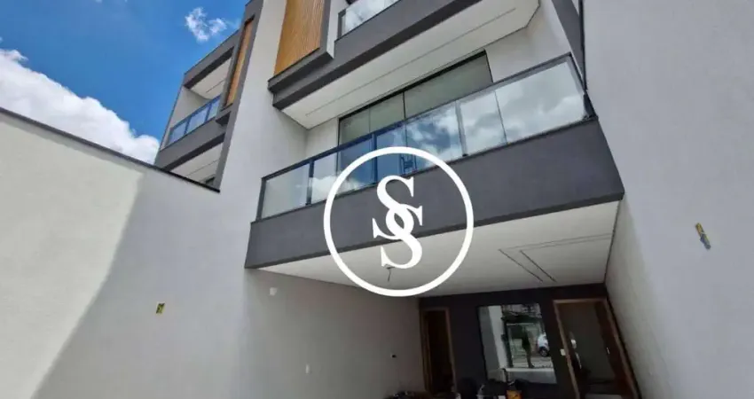 Casa sobrado novo com 200 m² de área construída, 3 suítes, 4 vagas de garagem, por r$ 1.390.000,00 - assunção - são bernardo do campo/sp