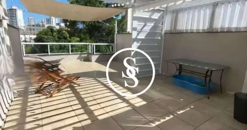 Cobertura duplex com 160 m² de área total, 3 dormitórios, 2 garagens, à venda por r$ 569.000,00 - bairro casa branca, santo andré/sp