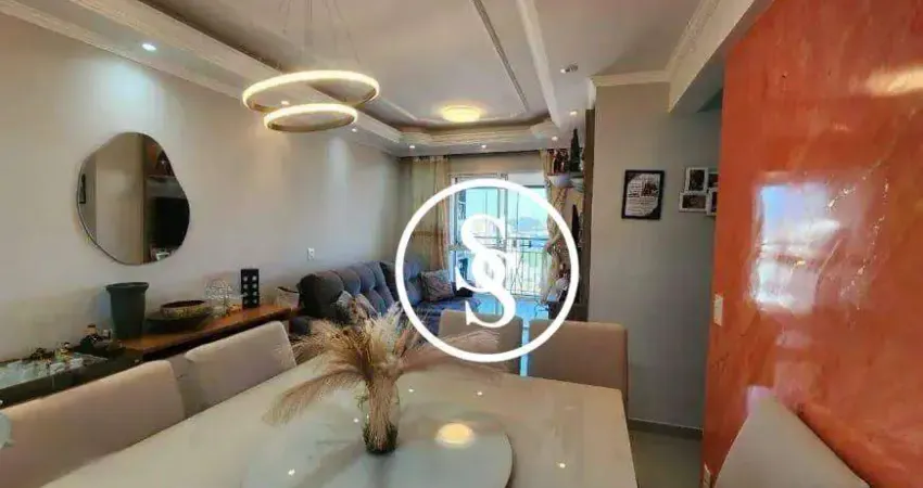 Condomínio essenza residencial club - apartamento com 2 dormitórios à venda, 70 m² por r$ 650.000 - vila gonçalves - sbc