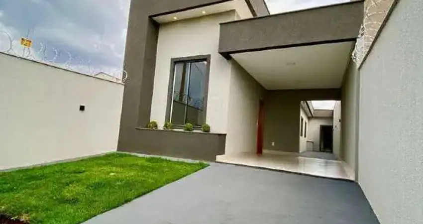 Vende se casa com suíte, área gourmet e alto padrão de acabamento – aparecida de goiânia jardim boa