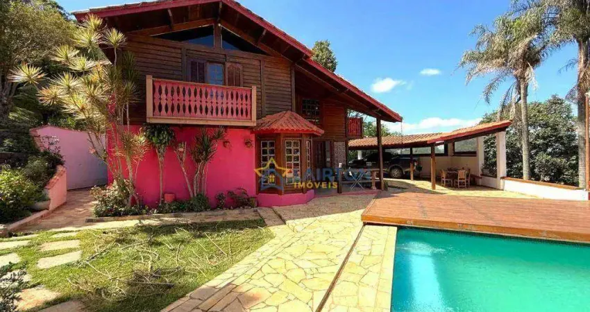 Espaçosa chácara à venda, 3 dormitórios, 1600 m² - r$ 950.000 - bairro tanque, atibaia/sp