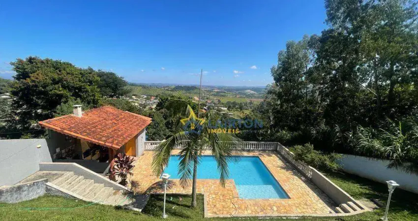 Chácara em condomínio fechado com lazer completo e vista para montanhas - Atibaia