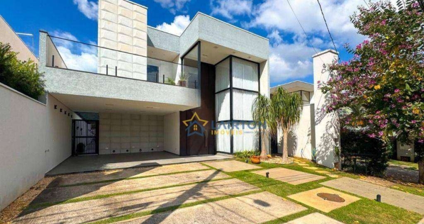 Casa mobiliada à venda em condomínio fechado em Atibaia – 3 suítes, piscina, porteira fechada