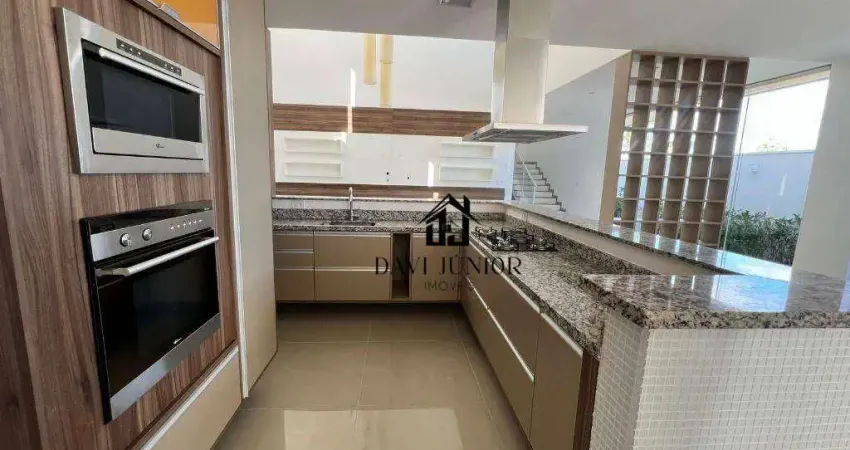 Casa com 3 suítes sendo 1 master, 371 m² - venda por r$ 2.900.000 ou aluguel por r$ 13.000/mês - condomínio residencial giverny - sorocaba/sp
