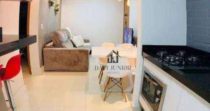 Apartamento com 2 dormitórios à venda, 52 m² por R$ 240.000,00 - Caguaçu - Sorocaba/SP