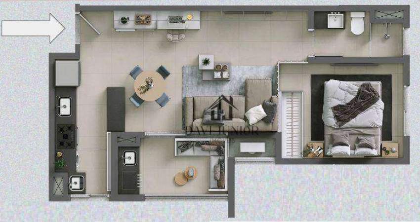 Apartamento à venda, 49 m² por R$ 476.000,00 - Alto da Boa Vista - Sorocaba/SP